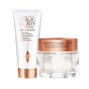 מארז קרם פנים וקרם גוף שרלוט CHARLOTTE’S MAGIC CREAM FACE & BODY DUO