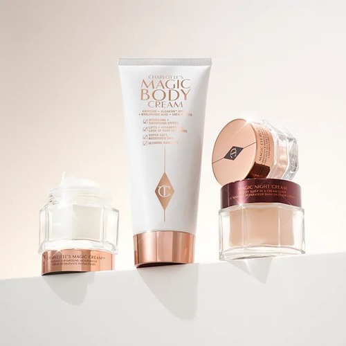 מארז קרם פנים וקרם גוף שרלוט CHARLOTTE’S MAGIC CREAM FACE & BODY DUO