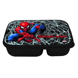 קופסת אוכל מחולקת ל-3 תאים - ספיידרמן