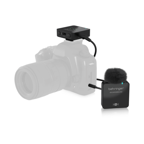 מערכת מיקרופון אלחוטית Behringer דגם GO CAM WIRELESS