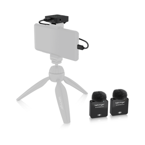 מערכת מיקרופון אלחוטית Behringer GO CAM WIRELESS 2