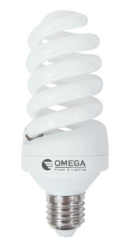 נורת לד 40W -ספירל CFL - בסיס E27 הברגה