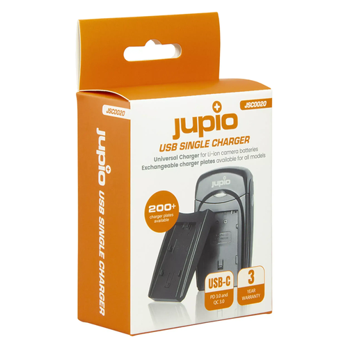 מטען USB-C יחיד JUPIO SINGLE CHARGER