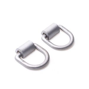 זוג טבעות קשירה D לריתוך עובי "5/8 כושר משיכה 18,000 LBS