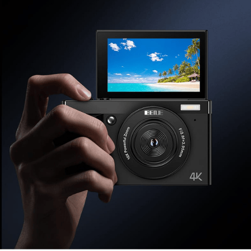 מצלמה קומפקטית בעברית עם מסך מגע מתכוונן Flash Pro Maxברפאלי - refali.co.il