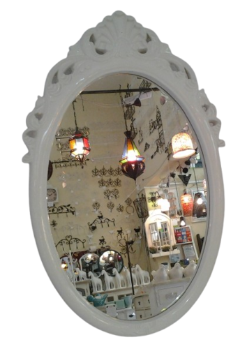 מראה אובלי עם כתר 59×91 ס
