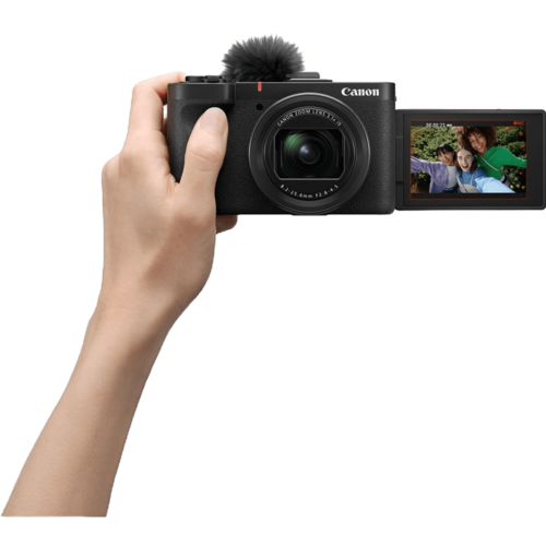 מצלמת ולוגינג דיגיטלית Canon Powershot V1, צבע שחור, אחריות שנה 