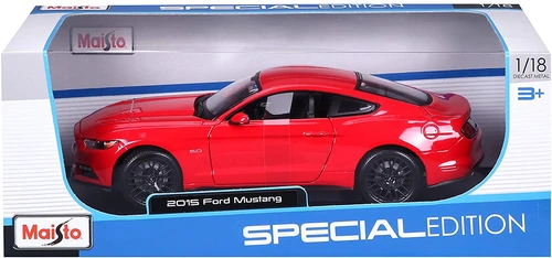 מכונית אספנות Maisto - פורד 2015 Ford Mustang GT (קנה מידה 1:18)