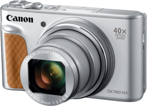 מצלמה דיגיטלית Canon PowerShot SX740 HS, צבע כסף, אחריות שנה