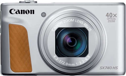 מצלמה דיגיטלית Canon PowerShot SX740 HS, צבע כסף, אחריות שנה