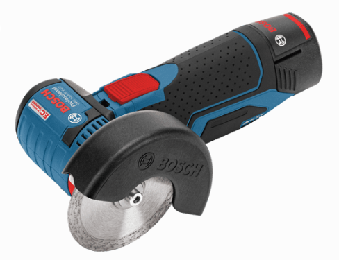 משחזת זוית בוש BOSCH GWS 12-76 V EC + סוללה ומטען ותיק