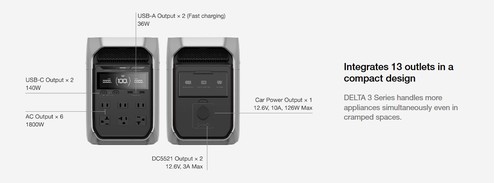 תחנת כוח ניידת ECOFLOW DELTA 3