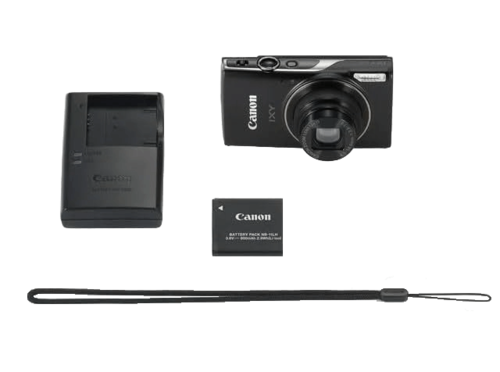 מצלמת דיגיטלית קומפקטית Canon PowerShot IXY 650, צבע שחור, אחריות שנה