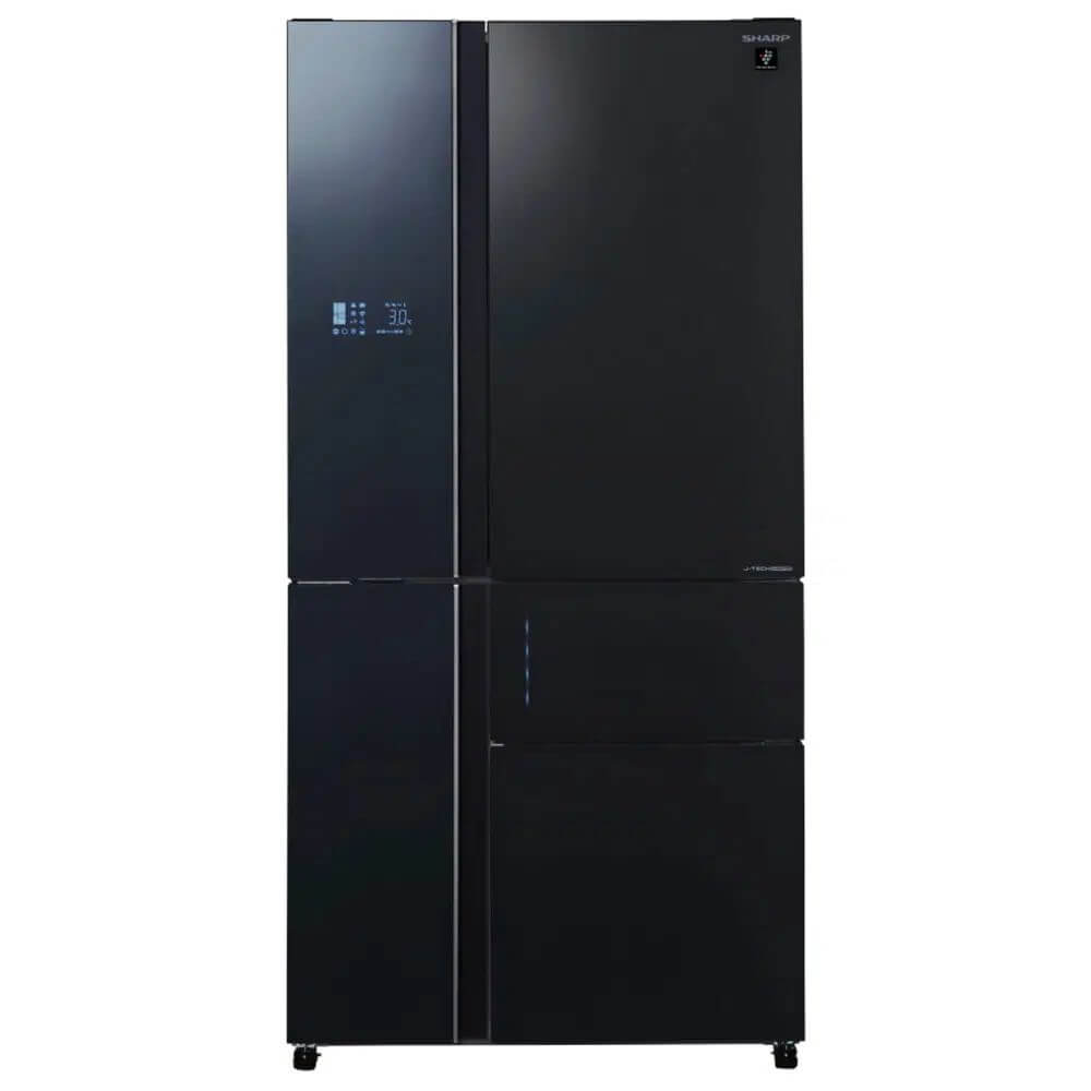 מקרר מקפיא תחתון 4 דלתות SHARP שרפ SJ-FSR920BK