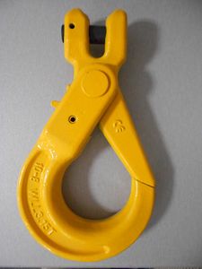 וו הרמה מאובטח 3.15 טון לשרשרת "3/8 (10 מ"מ) חיבור פין (CLEVIS)