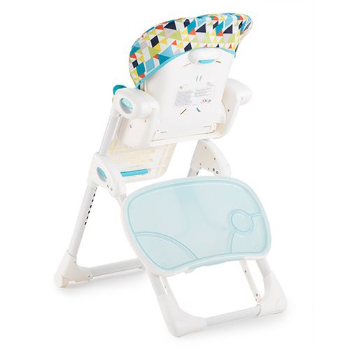 כסא אוכל מפואר לתינוק Mimzy Recline עם 3 מגשים וריפוד כפול Joie בצבע Walnut Wood