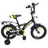 אופניים לילדים BMX מושב מתכונן, פעמון וסבל אחורי "18 - שחור