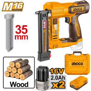 מסמר בראד אלחוטי 16V מבית INGCO