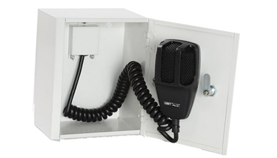 קופסא לקיר למיקרופון כריזה מבית UMT דגם MICBOX