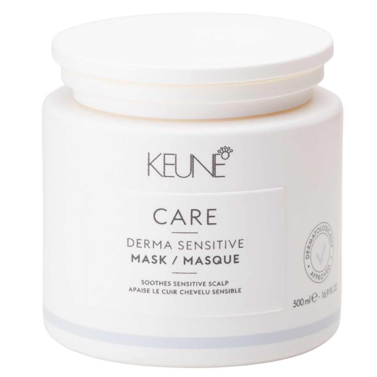 מסכת Care Derma Sensitive מרגיעה ומעניקה לחות לקרקפת יבשה, מגרדת ומגורה קיון 500 מ"ל