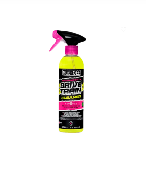 תרסיס לניקוי מכלולי מנוע מאק אוף בנפח 500 מ״ל – MUC-OFF POWERSPORTS DRIVETRAIN CLEANER