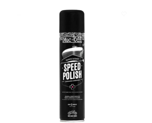 תרסיס פוליש ווקס מאק אוף בנפח 400 מ״ל – MUC-OFF MOTORCYCLE SPEED POLISH