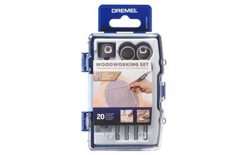 סט אביזרים לעץ Dremel   20 חלקים