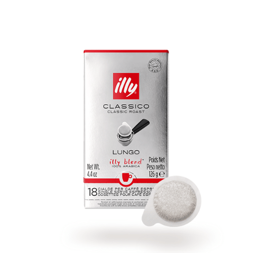 18 פודים אילי קלאסיקו לונגו ILLY Classico Lungo