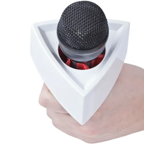 דגל מיקרופון משולש לבן Rycote