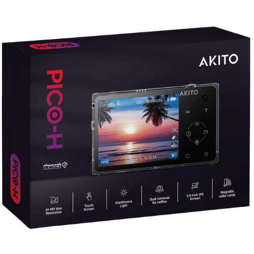 מצלמה דיגיטלית כשרה וקומפקטית Akito PICO-H
