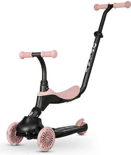 קורקינט SEMA ורוד 2ב-1 QPLAY