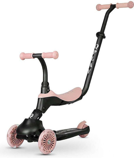 קורקינט SEMA ורוד 2ב-1 QPLAY