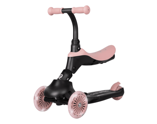 קורקינט SEMA ורוד 2ב-1 QPLAY