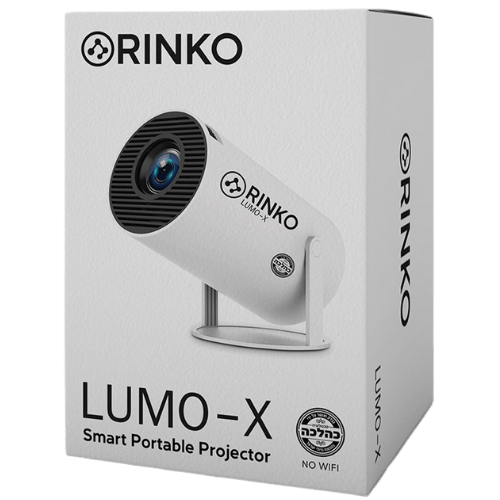 מקרן וידאו מתכוונן עם כניסת Rinko Lumo-X USB