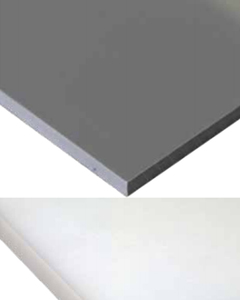לוח PVC אפור / טבעי