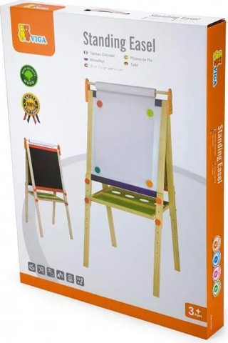 לוח ציור דו צדדי עומד עם אביזרים VIGA
