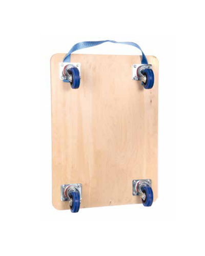 עגלת עץ 4 גלגלים