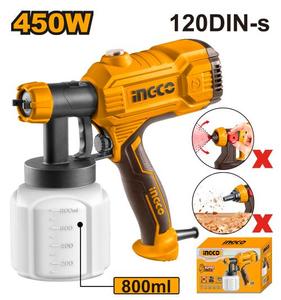 אקדח ריסוס צבע 450W מבית INGCO