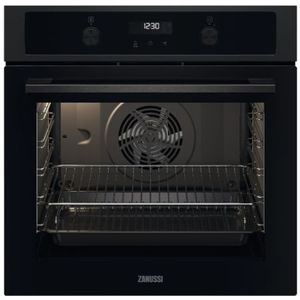 תנור בנוי פירוליטי 60 ס"מ מבית ZANUSSI זנוסי דגם ZOPKD7K1A שחור  **מתצוגה**