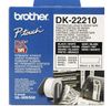גליל מדבקות נייר מקורי BROTHER DK22210 
