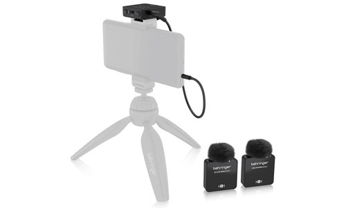 מיקרופונים אלחוטיים ליוצרי תוכן - Behringer Go Cam Wireless II