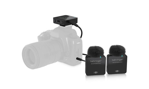 מיקרופונים אלחוטיים ליוצרי תוכן - Behringer Go Cam Wireless II
