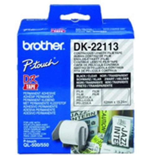 גליל מדבקות פילם מקורי BROTHER DK22113 