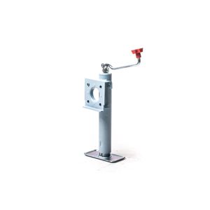 רגל חניה לעגלה 900 ק"ג - חיבור פלטה מסתובב ידית עליונה