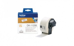 גליל מדבקות נייר מקורי BROTHER DK11208 