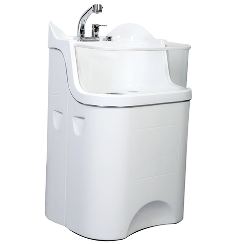 אמבטיה ג'קוזי לכלבים air bubbles לבנה