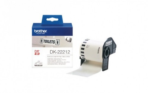 גליל מדבקות פילם מקורי BROTHER DK22212 