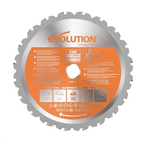 להב רב תכליתי "7.1/4 (185 מ"מ) למסורי EVOLUTION 20T