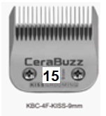 להב 1.2mm 15 קרמי למניעת התחממות Cera Buzz