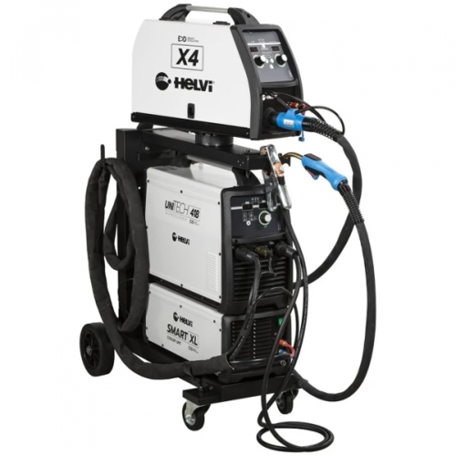 רתכת MIG סינרגטית 400A + מזין חיצוני HELVI UNITECH 418 